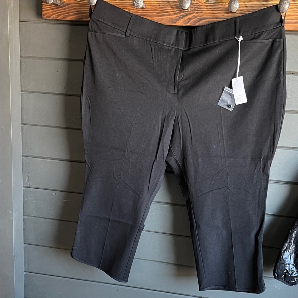Lane Bryant Black Capris
